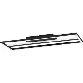 Eglo CALAGRANO-Z Wand-/Deckenleuchte Lampe Beleuchtung - L64 x B22 x H5 cm - schwarz - 21W inkl. - IP20