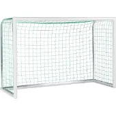 Sport-Thieme Mini-Fußballtor "Professional Kompakt", Weiß-Pulverbeschichtet, Inkl. Netz, grün (MW 10 cm), 2,40x1,60 m
