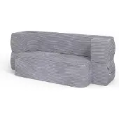 VitaliSpa Sofa Lille Grau 190 cm mit Schlaffunktion, Model 47224