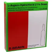 B. Braun Melsungen AG L-arginin-hydrochlorid 21% Konzentrat 5X20 ml