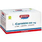 MEGAMAX Figur & Balance L-Carnitin 500 mg Kapseln, 120 St. Kapseln