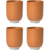 Broste Copenhagen Eli Becher karamellbraun - 8er Set