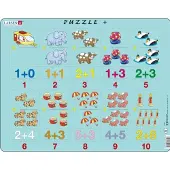 Larsen Puzzle Addition mit Bildern 20 Teile
