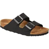 Birkenstock Arizona Herren-Pantoletten in Schwarz – schmale Weite