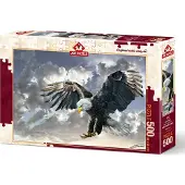 Art puzzle Puzzle Schwarz und weiß 500 Teile