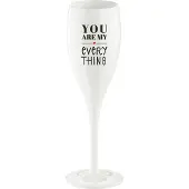 Koziol Sektglas Superglas You are my everything 100 ml, 1 Stk