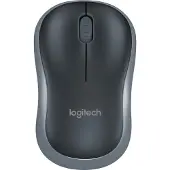 Logitech M185, Beidhändig, Optisch, RF Wireless, 1000 DPI, Grau