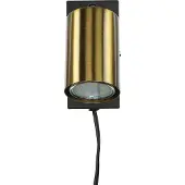 Licht-Erlebnisse Wandspot Küche Schwarz GU10 massiv Metall Modern Wandleuchte