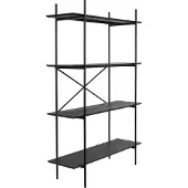 Housecraft living Shelf Cabinet Marcio Black