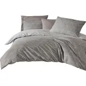 TRAUMSCHLAF Bettwäsche West 155x220 cm + 80x80 cm beige