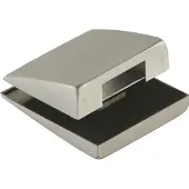 Dorma Kaba Gegenkasten Studio Arcos Glastürbeschlag für Glas 8-10mm, Alu Edelstahl-Effekt