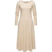 Ragwear A-Linien-Kleid "Appero Long" Ohne Tasche Stylisches Langarm-Kleid für den Winter