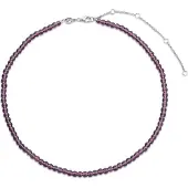 Ti sento Collier mit purplefarbene Steine 3916PU/42