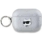 Karl Lagerfeld Pu Embossed Choupette Head Airpods Pro 2 Airpods-hülle