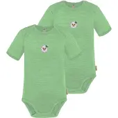Normani 2er Set Baby Merino Body Kurzarm „Tauranga" - 9285