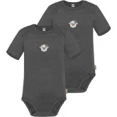 Normani 2er Set Baby Merino Body Kurzarm „Tauranga" - 9285