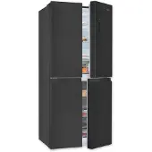 Exquisit Multidoor MD425-150-040C inoxlook-az | No Frost | Nutzinhalt: 421 L | Temperaturregelung | Alarm