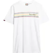 Superdry Venue Logo Stripe Relaxed Kurzarm-t-shirt