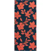 Dyckhoff Strandtuch "Flowers", bunt, B:80cm L:180cm, Zwirnfrottee, Obermaterial: 100% Baumwolle, Handtücher, Strandtuch, 100% Baumwolle