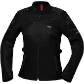 IXS Tourster-Big Air 1.0 Mesh Damen Schwarz Motorrad Textiljacke Größe S