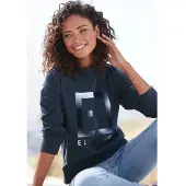 Elbsand Sweatshirt "Fionni", mit großem Logoprint, sportlich-casual