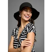 Laura scott Sonnenhut im eleganten Look, knautsch und faltbar