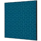 SHOWDOWN Textile Wanddekoration Hexagon Mehrfarbig Aluminium