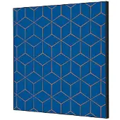 SHOWDOWN Textile Wanddekoration Hexagon Mehrfarbig Aluminium