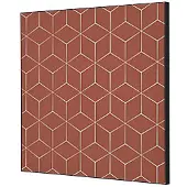 SHOWDOWN Textile Wanddekoration Hexagon Mehrfarbig Aluminium