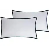 Missoni Kissenbezüge Shadow Zigzag White Baumwolle (2er-Set)-60 x 70 cm