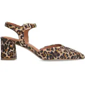 No Stress Veloursleder-Pumps mit Leoprint | Größe 37