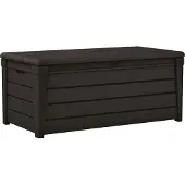 Keter Brightwood, Aufbewahrungsbox, Braun, Rechteckig, Harz, Einfarbig, Braun