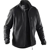 Kübler Fleecejacke Schwarz 4XL