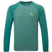 Mountain Equipment Redline LS Mens Tee fern stripe/fern (ME-01828) S