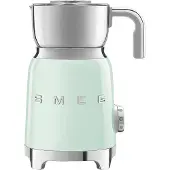 Smeg MFF01 WHEU /CREU /BLEU /PGEU /RDEU /PBEU/PKEU Stand-Milchaufschäumer, 0,6 l FÃ1/4llmenge, Induktions-Aufwärmfunktion, Verschiedene Temperatureinstellungen, Automatische Abschaltung