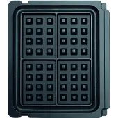 Sage SGR001NEU0NEU1, Waffelplatte, Salbei, SGR700, Schwarz