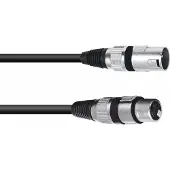 PSSO Lautsprecherkabel XLR 2x2,5 5m sw
