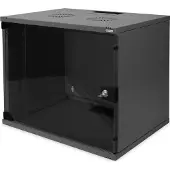 Digitus Wandgehäuse, SOHO, unmontiert - 540x400 mm (BxT), Wandmontiertes Regal, 9U, 60 kg, 15 kg, Schwarz