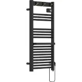 Pro-Tec Handtuchheizkörper ’Uvdal‘ Aluminium 105 x 50 cm Schwarz