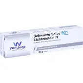 Zentiva Schwarze Salbe 50% Lichtenstein N 40 g