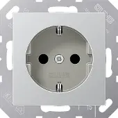 JUNG A 1520 AL Steckdose aluminium A500 A Creation