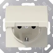 JUNG AS1520KL SCHUKO Steckd.m.Klappd.