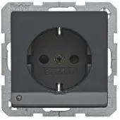 Berker 41096086, Typ F, DIN-Schiene, Anthrazit, Thermoplast, Status, IP20