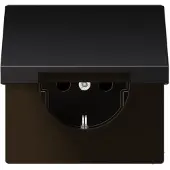 JUNG AL 1520 KL D - Typ F - Schwarz - Aluminium - IP44 - Universal - 250 V