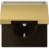 JUNG Steckdose 1f ms LS UP Klappd IP20 BSF ZP ME1520NAKLC