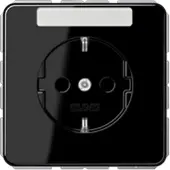 JUNG Steckdose 1f sw glz CD UP IP20 BSF ZP CD1520NASW