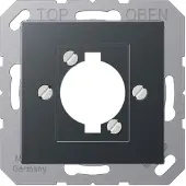 JUNG Zentralplatte XLR 1f A anth mt A568BFANM