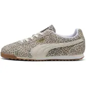 Puma ARIZONA LEO Schuhe im 70er-Jahre-Stil mit Tierdruck, Wildleder und EVA-Zwischensohle