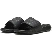 Puma Royalcat Comfort 2-Slide-Sandale, Uni, Schwarz/Kühles Dunkelgrau, 3 UK