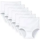 Schiesser Damen Taillenslips 6er Pack - Original Feinripp, Classic, Maxi Slip